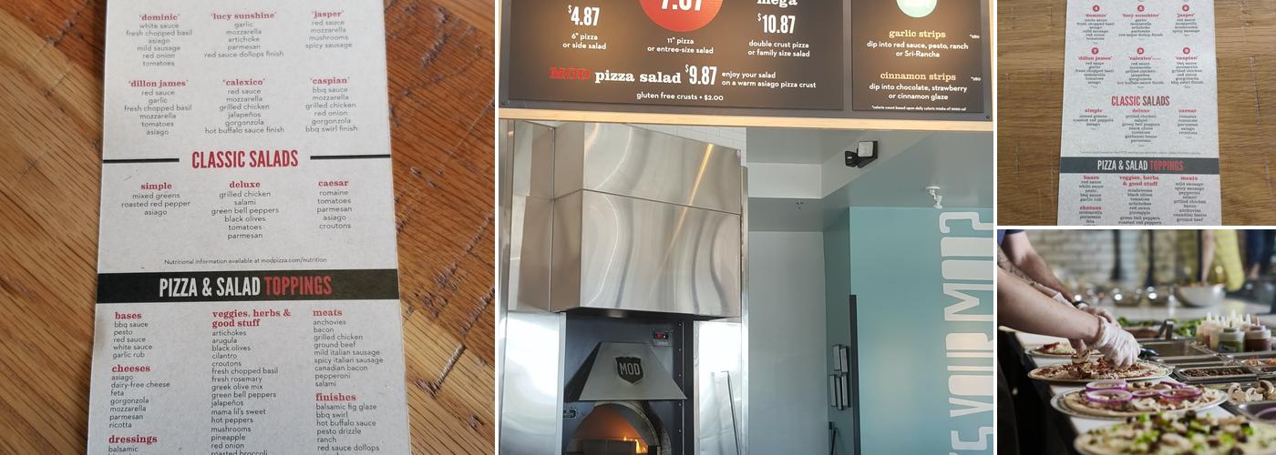 MOD Pizza Menu