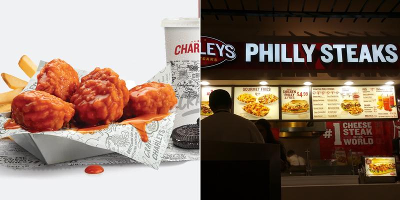 Charleys Cheesesteaks Menu