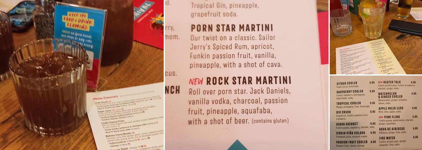 Las Iguanas - Sheffield - Meadowhall Menu