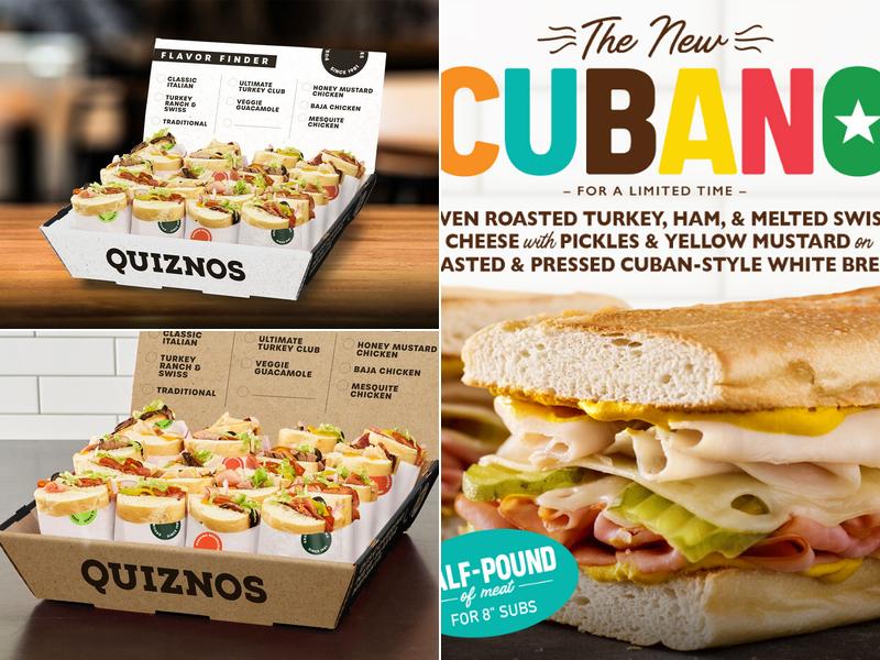 Quiznos Menu