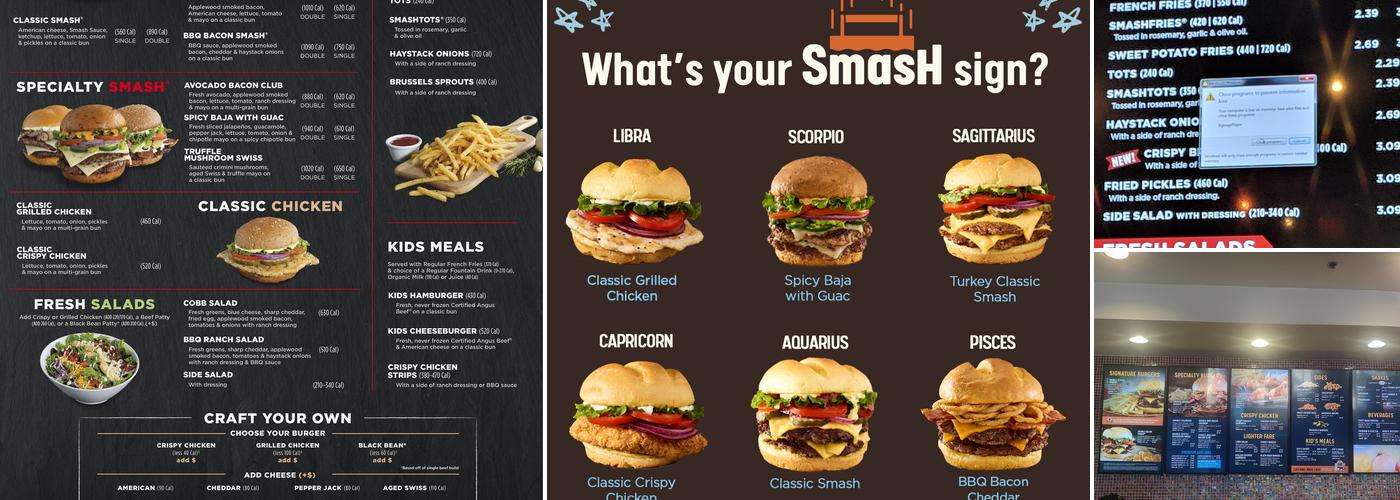 Smashburger Menu