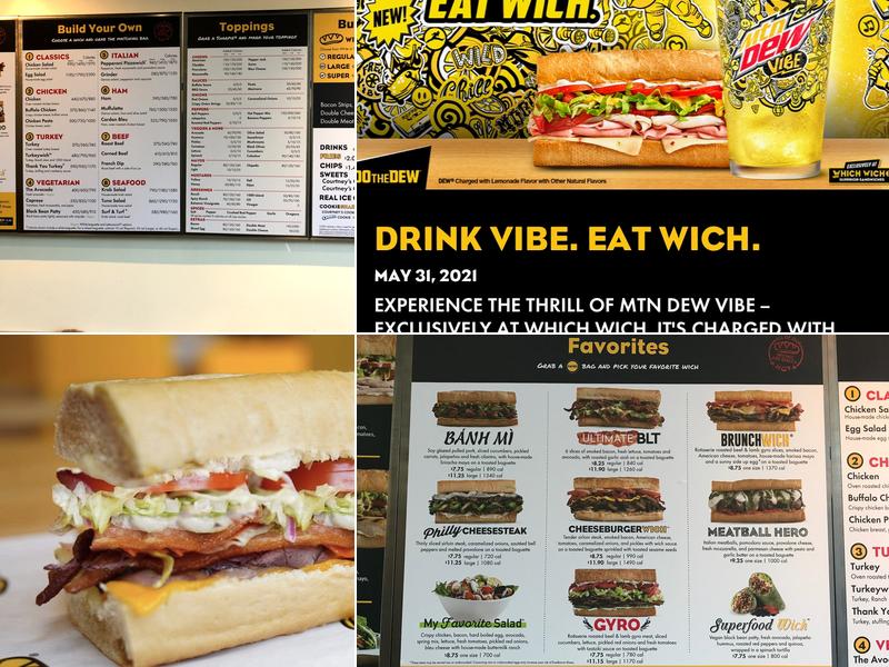 Which Wich Menu
