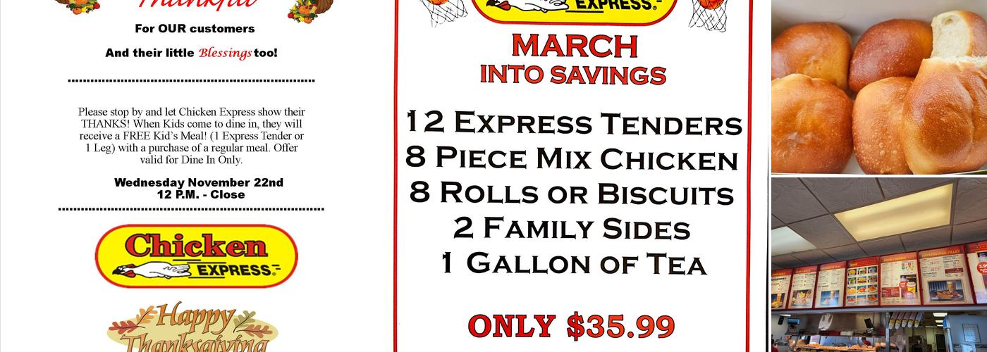 Chicken Express Menu