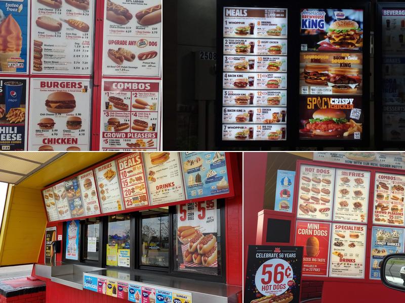 Wienerschnitzel Menu