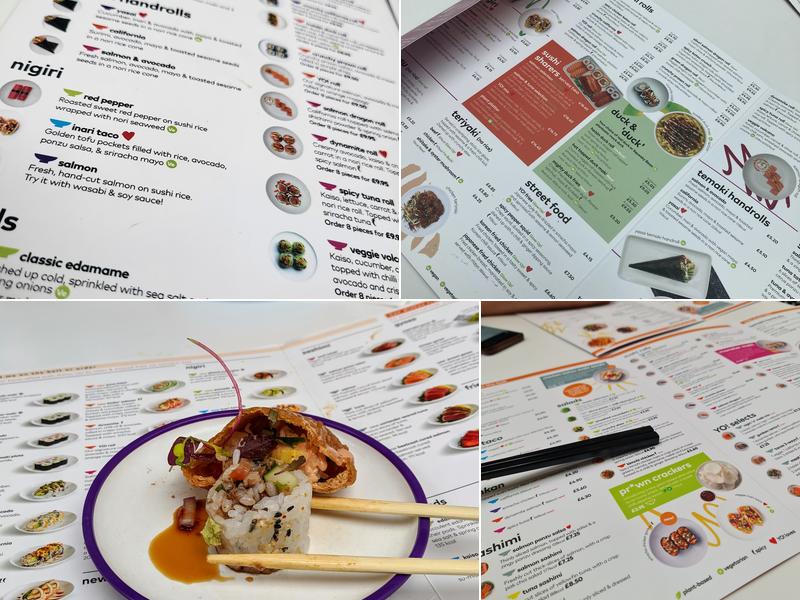 YO! Sheffield Meadowhall Menu