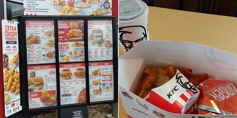 KFC Menu