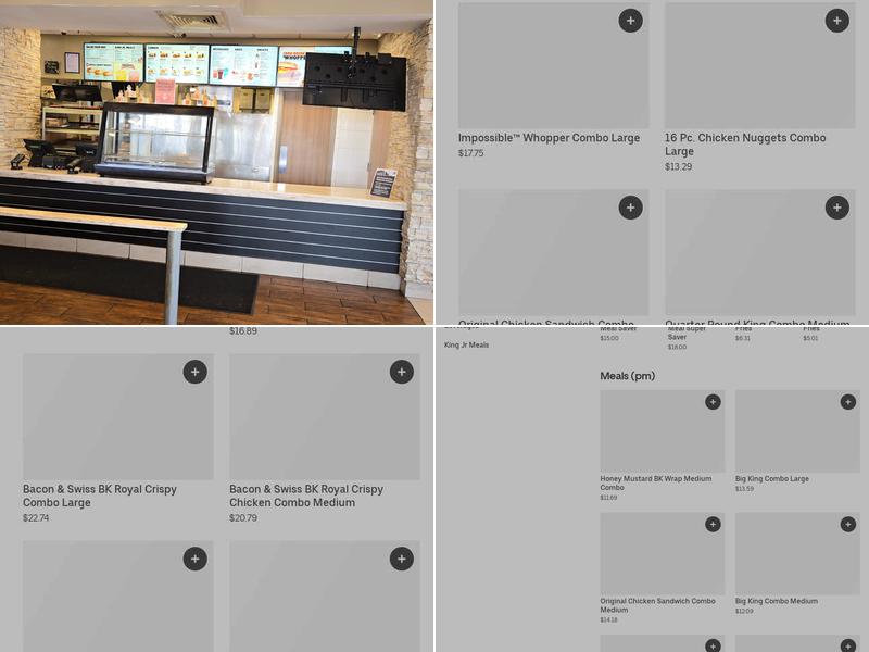 Burger King Menu