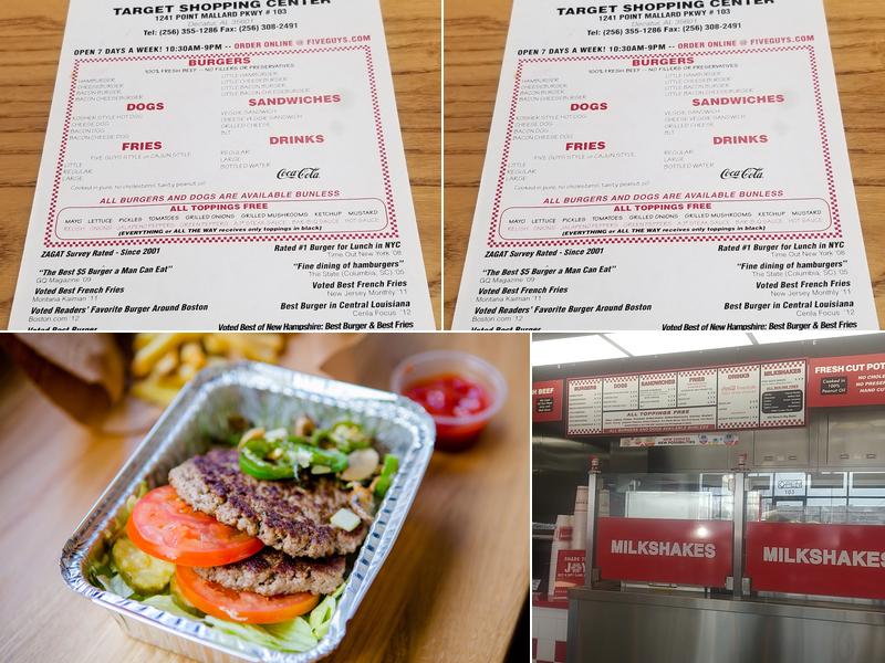 Five Guys Menu