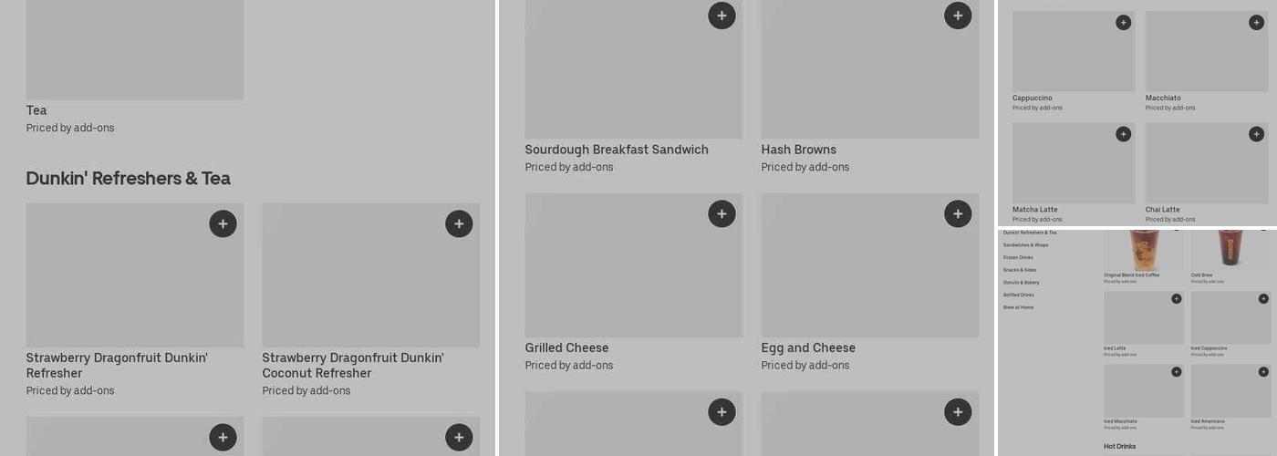 Dunkin' Menu