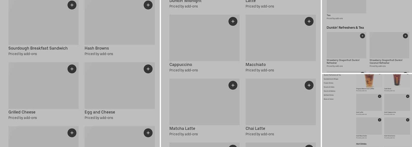 Dunkin' Menu