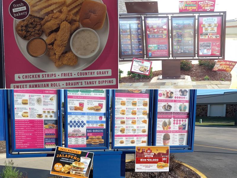 Braum's Ice Cream & Dairy Store Menu