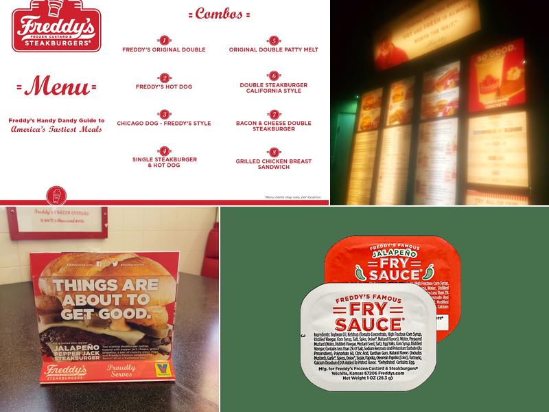 Freddy's Frozen Custard & Steakburgers Menu