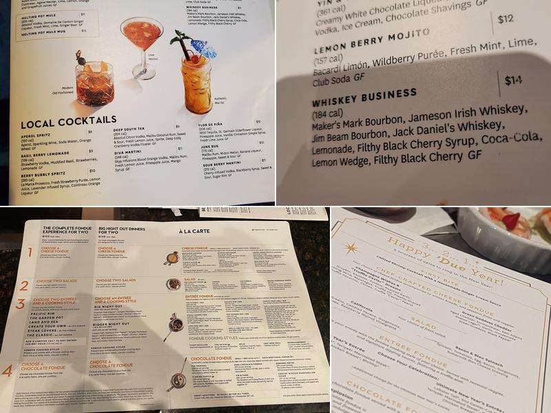 The Melting Pot Menu