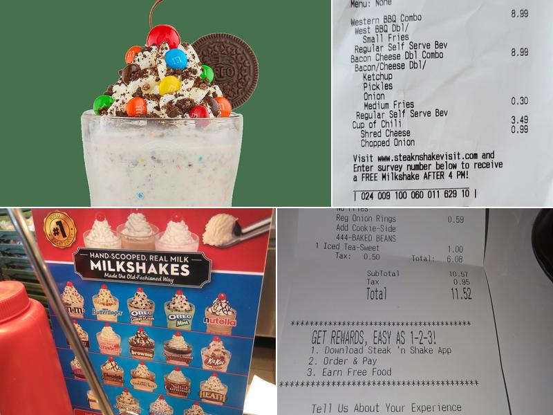 Steak ’n Shake Menu