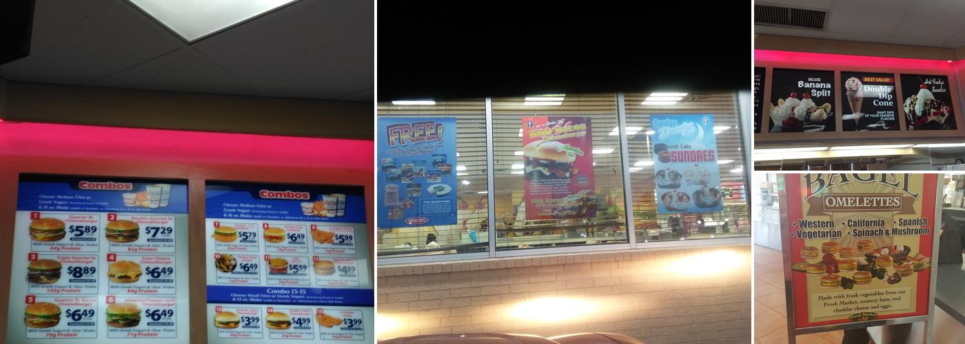 Braum's Ice Cream & Dairy Store Menu