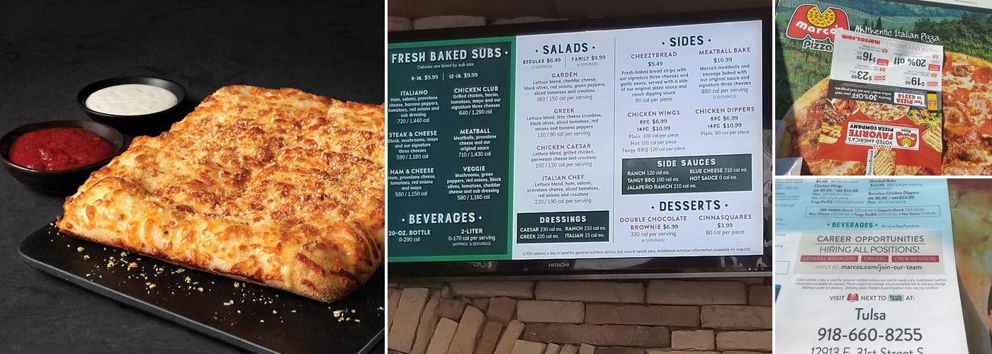 Marco's Pizza Menu