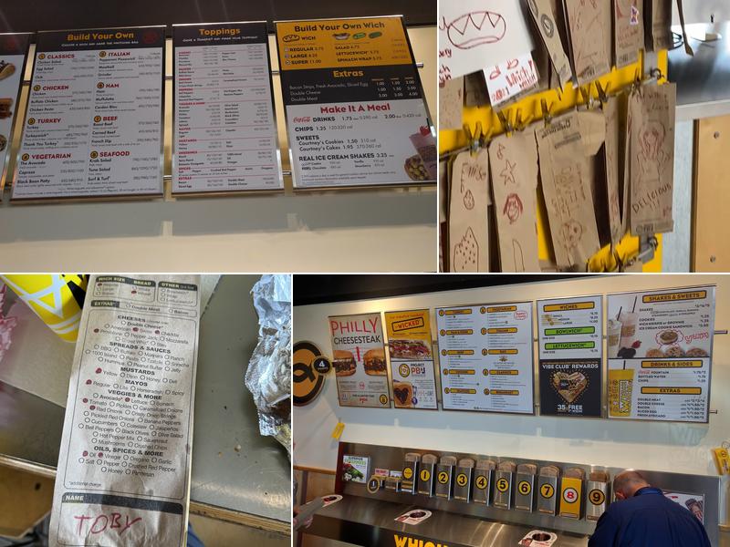 Which Wich Copper Mountain Menu