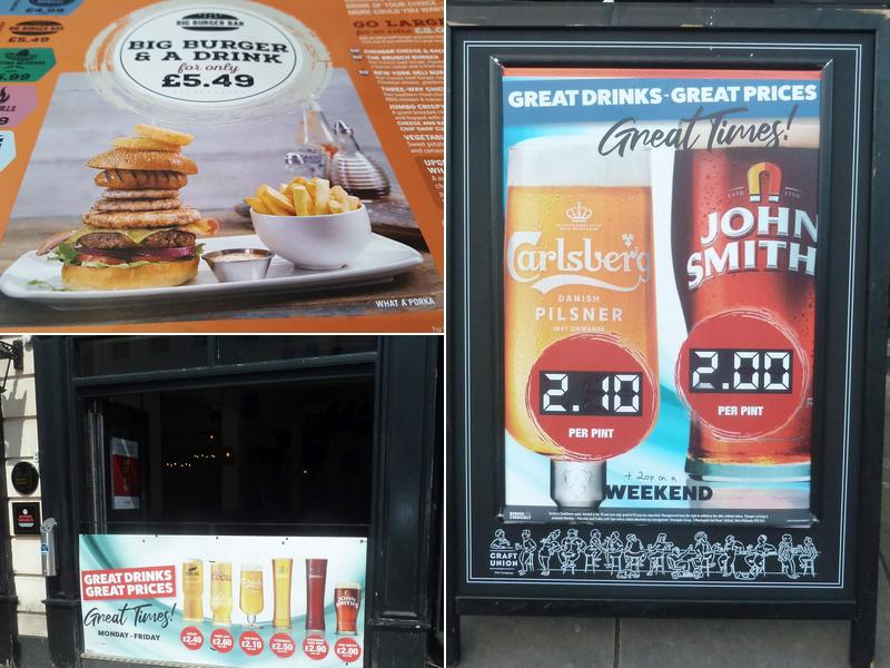 Yorkshire Grey Doncaster Menu