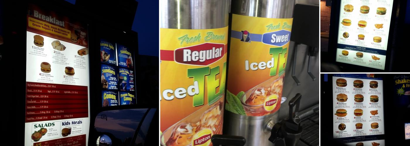 Braum's Ice Cream & Dairy Store Menu