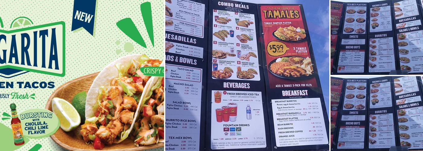 Taco Bueno Menu