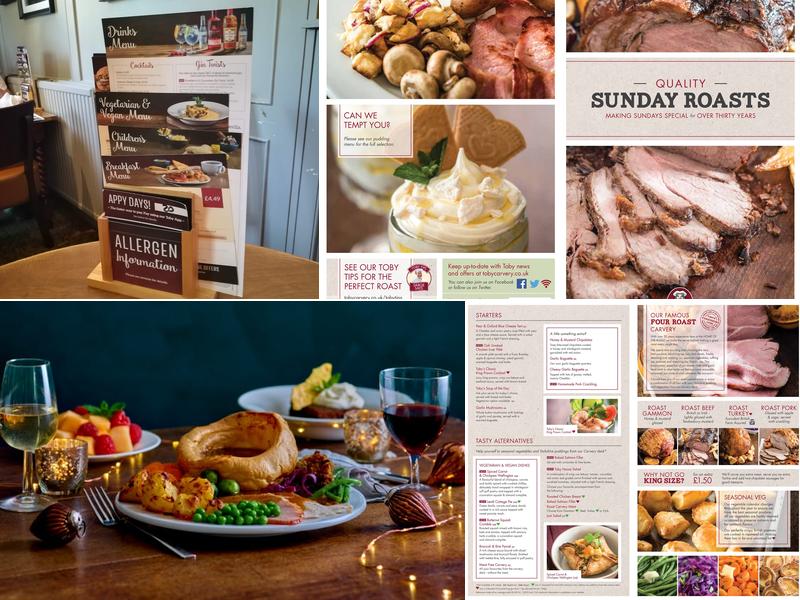 Toby Carvery Bessacarr Menu