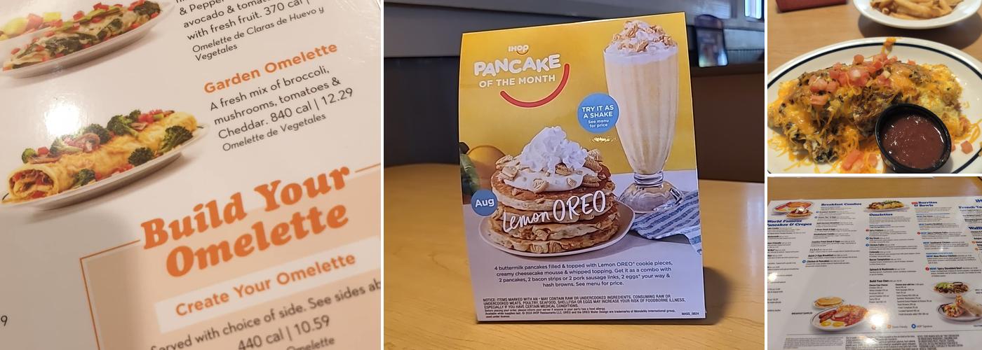 IHOP Menu