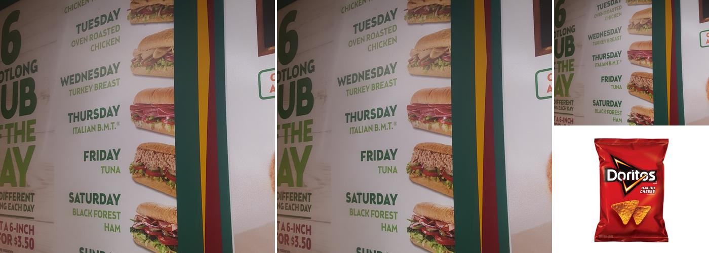 Subway Menu