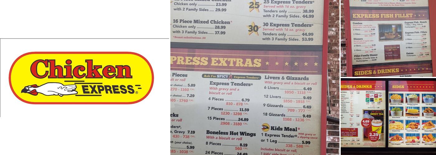 Chicken Express Menu