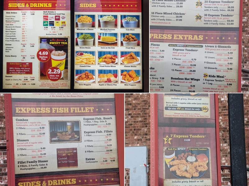 Chicken Express Menu