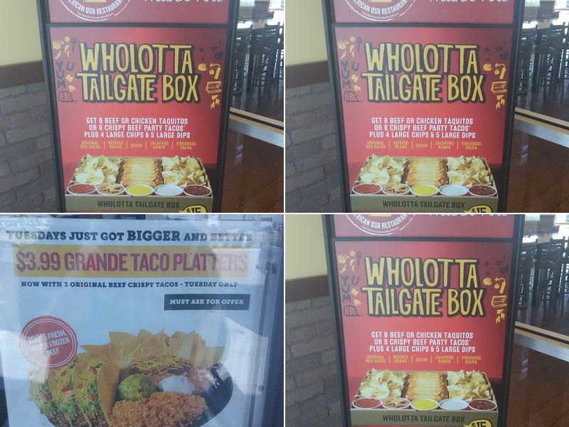 Taco Bueno Menu