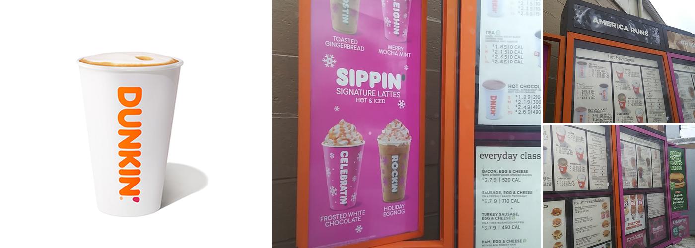 Dunkin' Menu