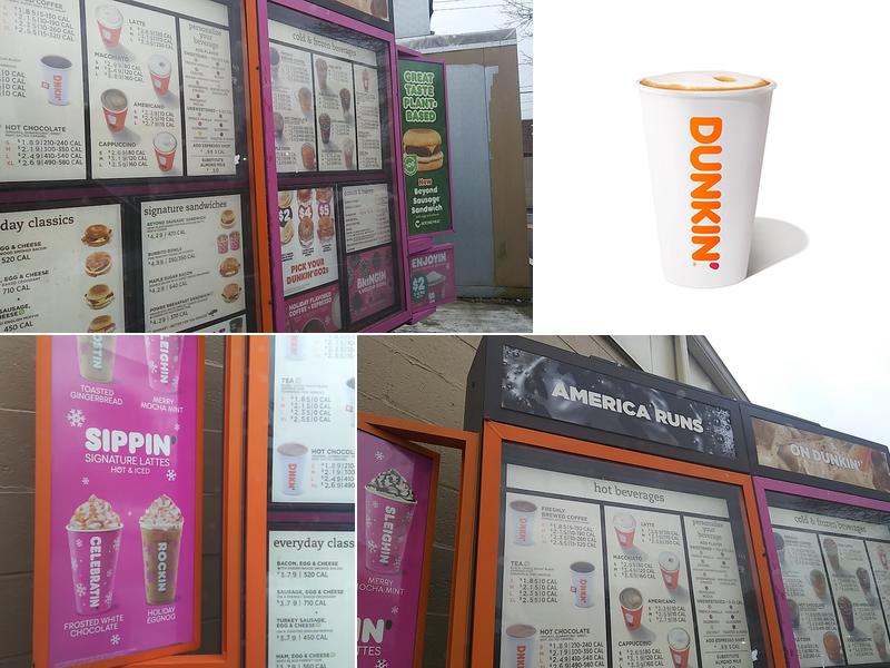 Dunkin' Menu