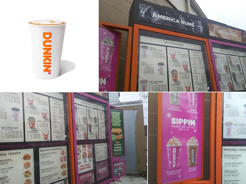 Dunkin' Menu