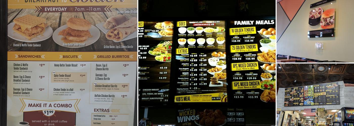 Golden Chick Menu