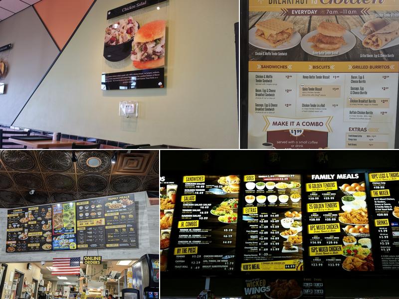Golden Chick Menu