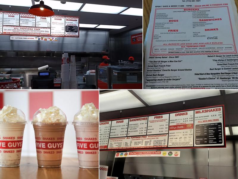 Five Guys Menu
