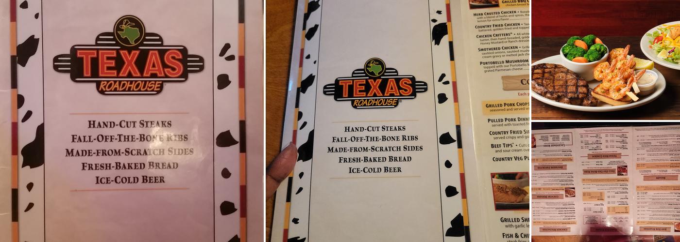 Texas Roadhouse Menu