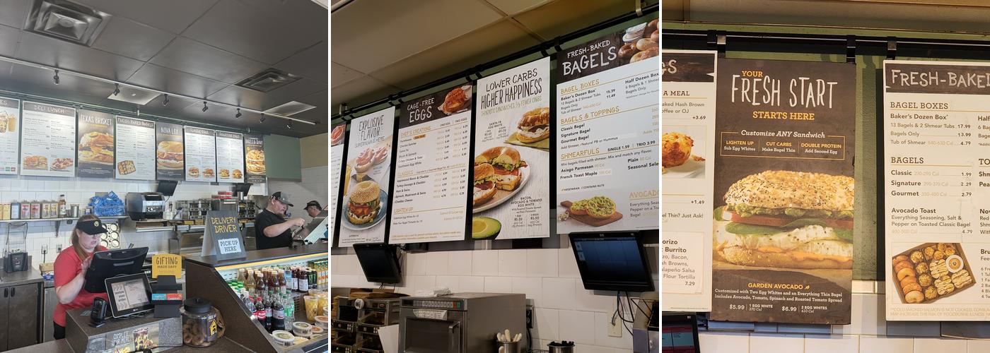 Einstein Bros. Bagels Menu