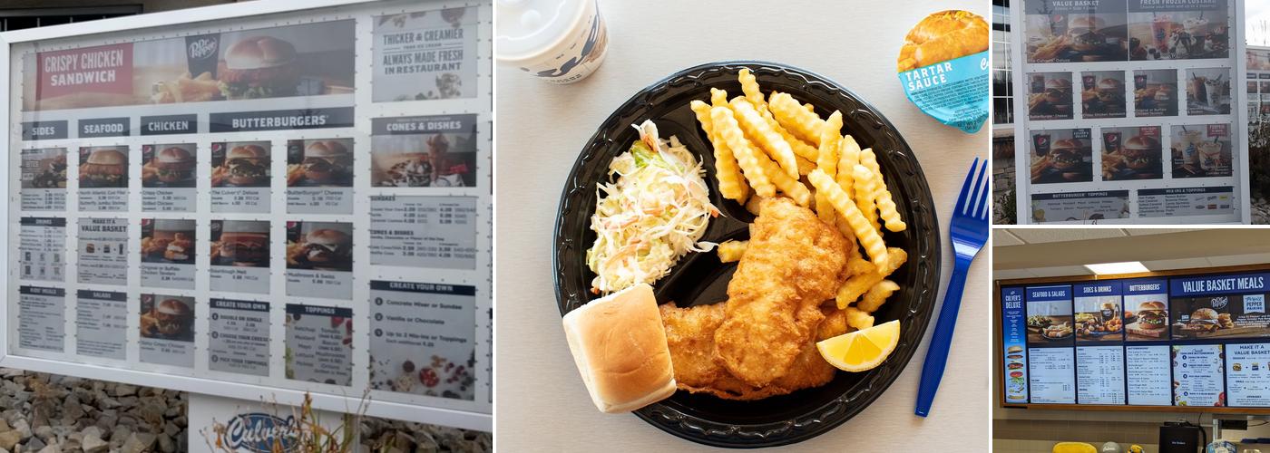 Culver’s Menu