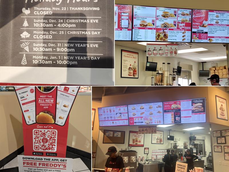 Freddy's Frozen Custard & Steakburgers Menu