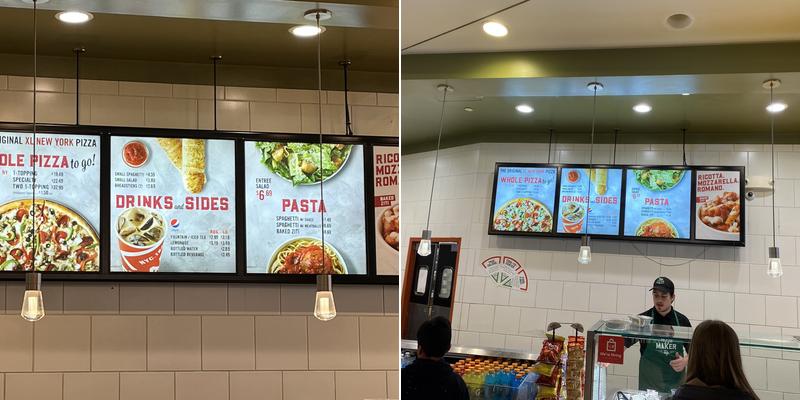 Sbarro Menu