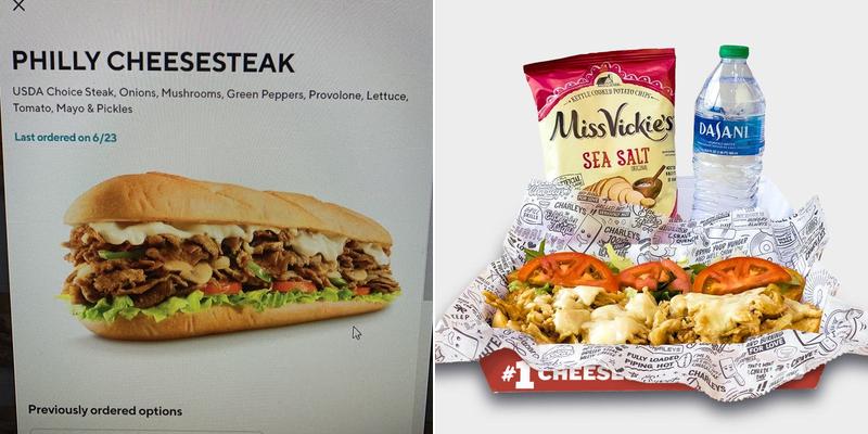 Charleys Cheesesteaks Menu