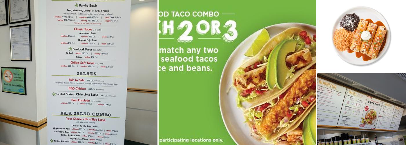 Baja Fresh Menu
