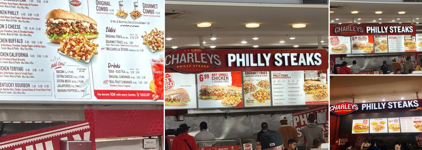 Charleys Cheesesteaks Menu