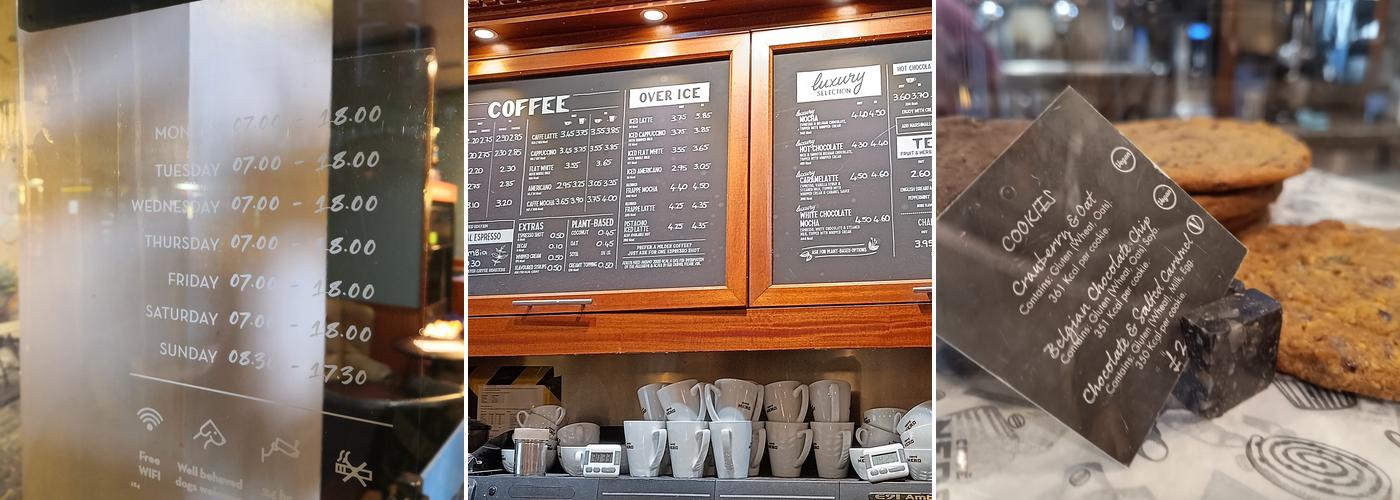 Caffè Nero Menu