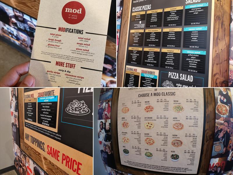 MOD Pizza Menu