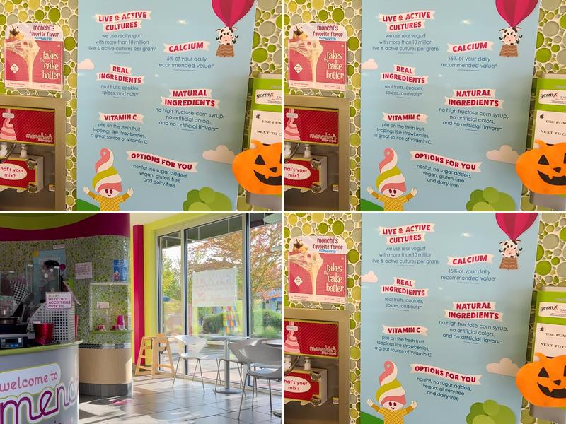 Menchie's Frozen Yogurt Menu