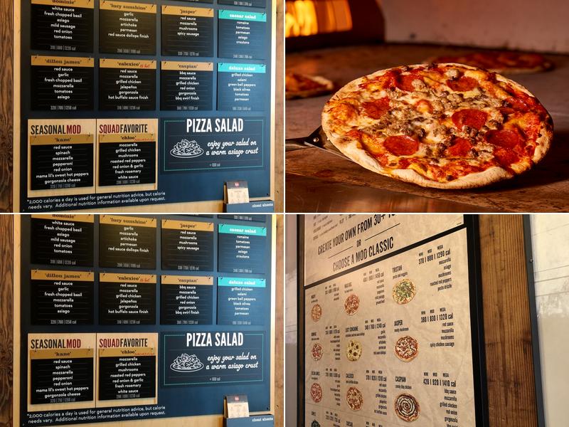 MOD Pizza Menu