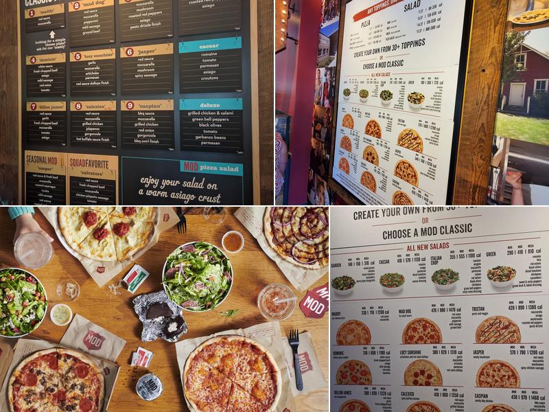 MOD Pizza Menu
