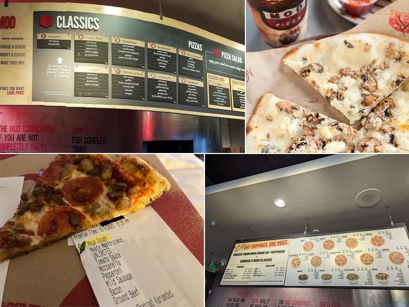 MOD Pizza Menu